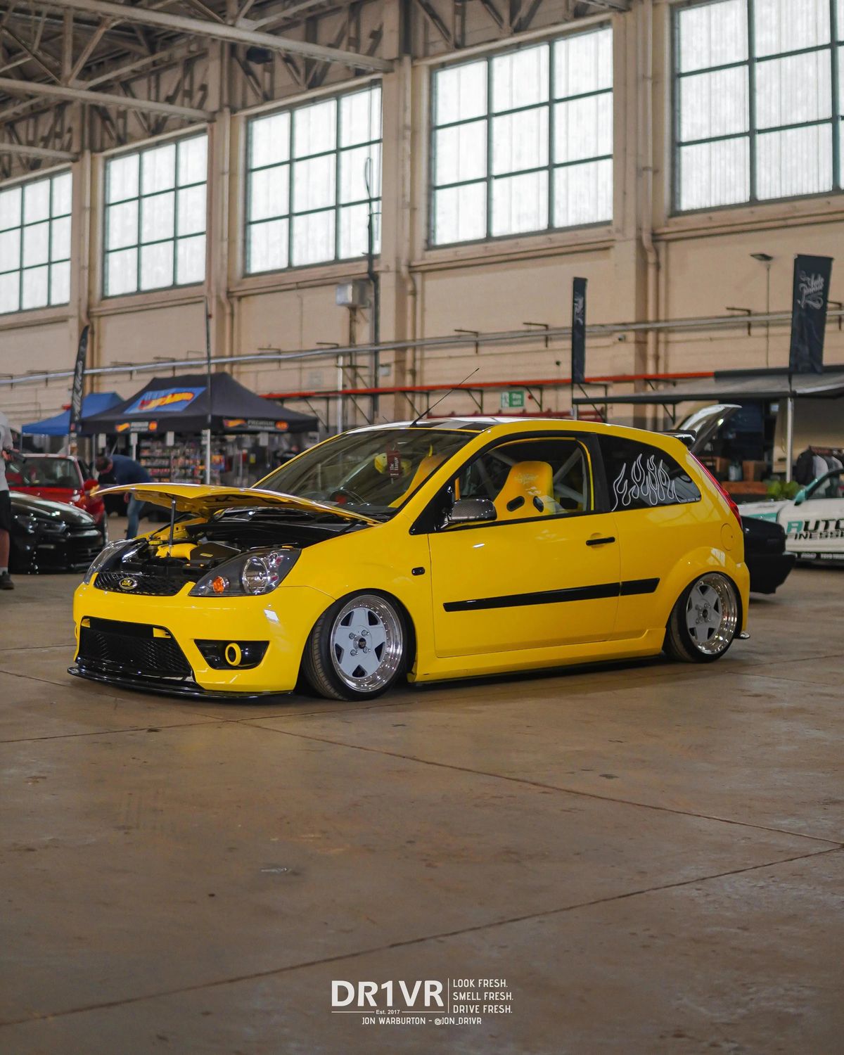 MK6 Fiesta in the workshop